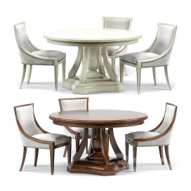Stockton ivory lacquered dining chair